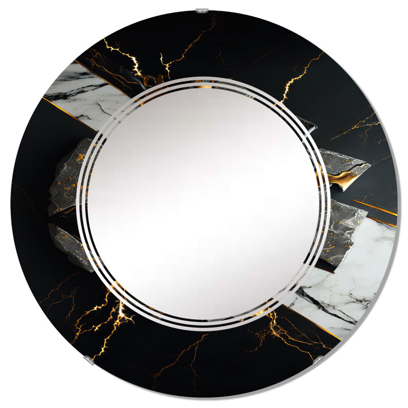 Miroir mural Raaya, 32 po x 32 po