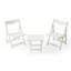Ensemble de petites tables et chaises pliables avec 2 chaises et table rectangulaire blanc-1762679731