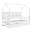Lit en bois avec couchette-1061156104