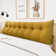 Sit-Up Back Comfort Large Triangular Bolster Headboard Reading Wedge Pillow