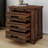 Rustic Farmhouse Three Drawer Nightstand