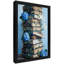 Art mural encadré noir et livre rétro, impression gothique classique de nature morte-376871407