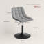 Tarquin Swivel Upholstered Adjustable Height Counter Stool-952882038