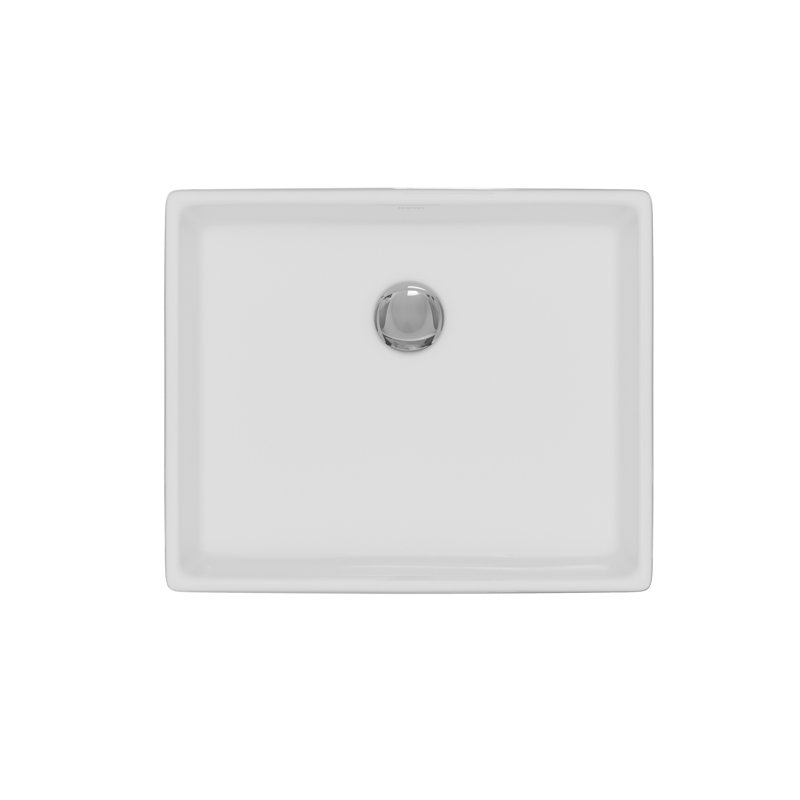 Karran Valera 16 In. Vitreous China Rectangular Vessel Bathroom Sink