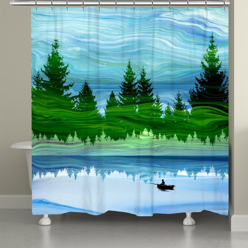 Rideau de douche Scenic Forest