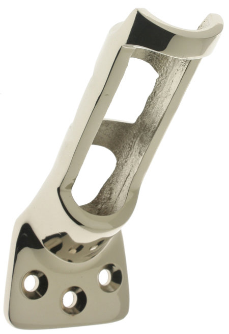 Matte Black Solid Brass Flag Pole Holder, 6.25'' Height