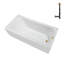 Streamline 60 in. x 30 in. Acrylic Right-Hand Drain Alcove Bathtub With External Drain-101698998