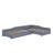 Upholstered Double Daybed With Trundle And Drawer-1289605675