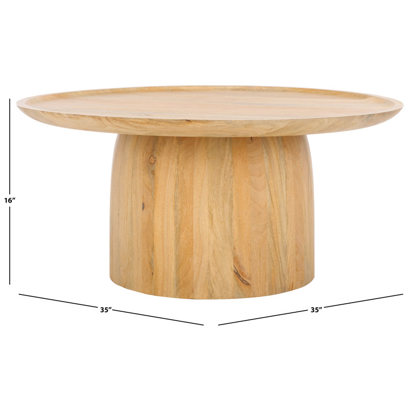 Solid Wood Coffee Table, Natural