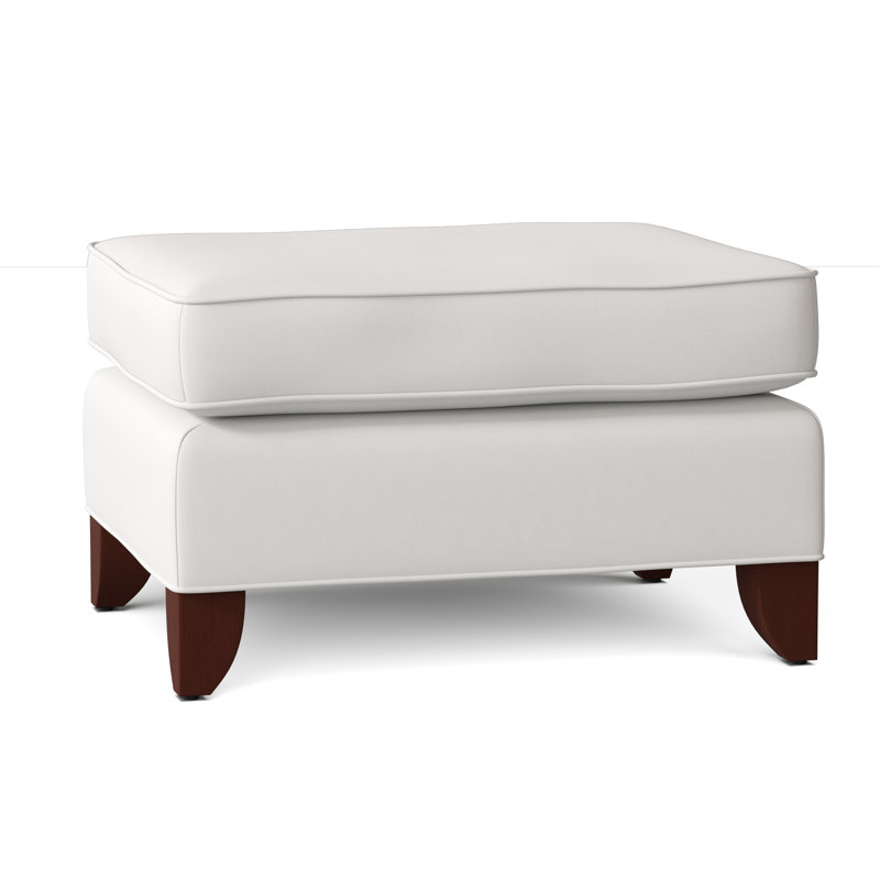 Ottoman, Peyton 31 White Performance Twill, Manhattan