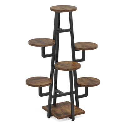 43.30" Rustic 7-Tier Plant Stand