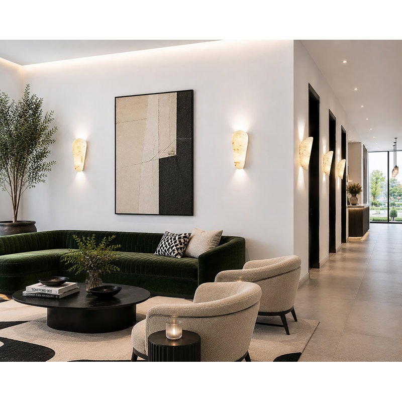 LumenAria - Applique murale fuselée Lumi ADA - l 6 po x H 13,5 po, L 6 po x H 13,5 po