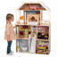 Savannah Wooden Dollhouse, Over 4 Feet Tall With Porch Swing And 14 Accessories