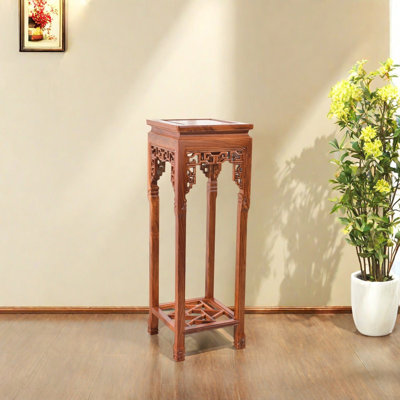 Solid wood flower frame tiger leg frame stable by dujinlong home