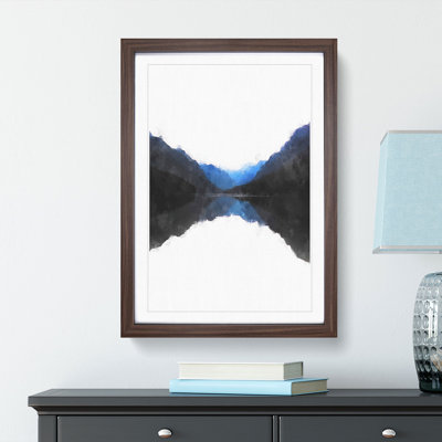 Mountains Reflecting - Single Picture Frame Painting on MDF