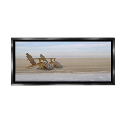 "Beach Chairs By Shore" par Noah Bay sur toile