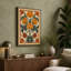 Roses in Manuscript Gold Botanical - Wrapped Canvas-1500287636-1500287630