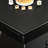 Black Square Solid Wood Poker Table-117093563