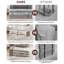 Rangement à 6 niveaux pour serviettes de bain-112409585