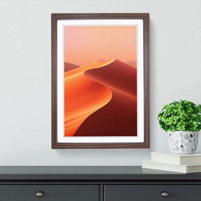 Desert Colour Field No.2 - Framed Print