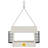 Medium Hopper Bird Feeder with Suet Cages in Green Recycled Plastic-94595766