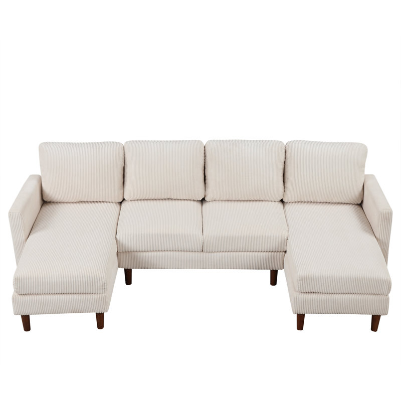 Canapé U_Style, Polyester beige