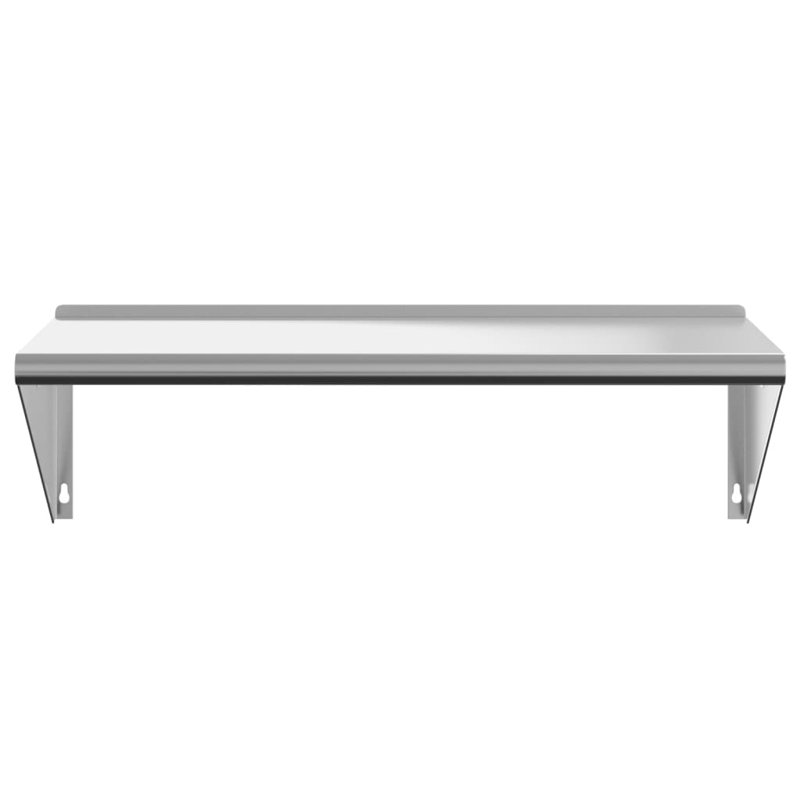 Annakate Stainless Steel Bracket Shelf, 31cm H x 100cm W x 45cm