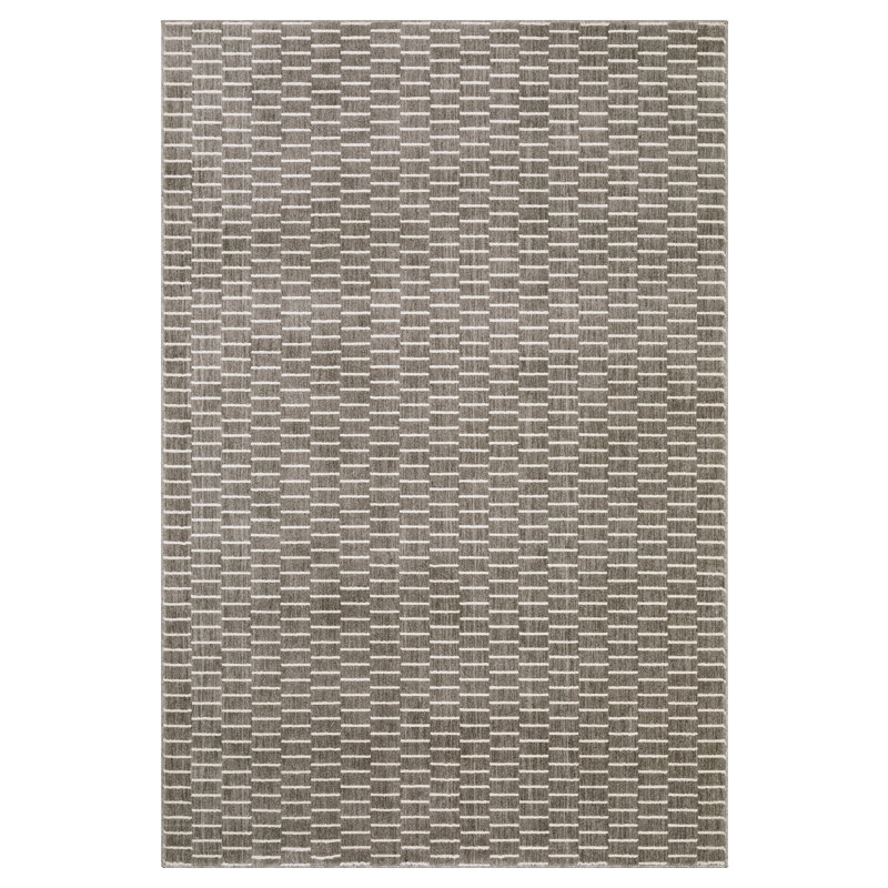 Tapis gris anthracite / beige Orion, Tapis de couloir 2 pi 3 po x 7 pi 7 po