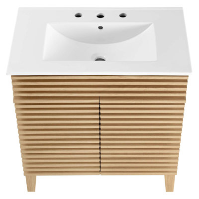 Armoire de meuble-lavabo 30 po Render