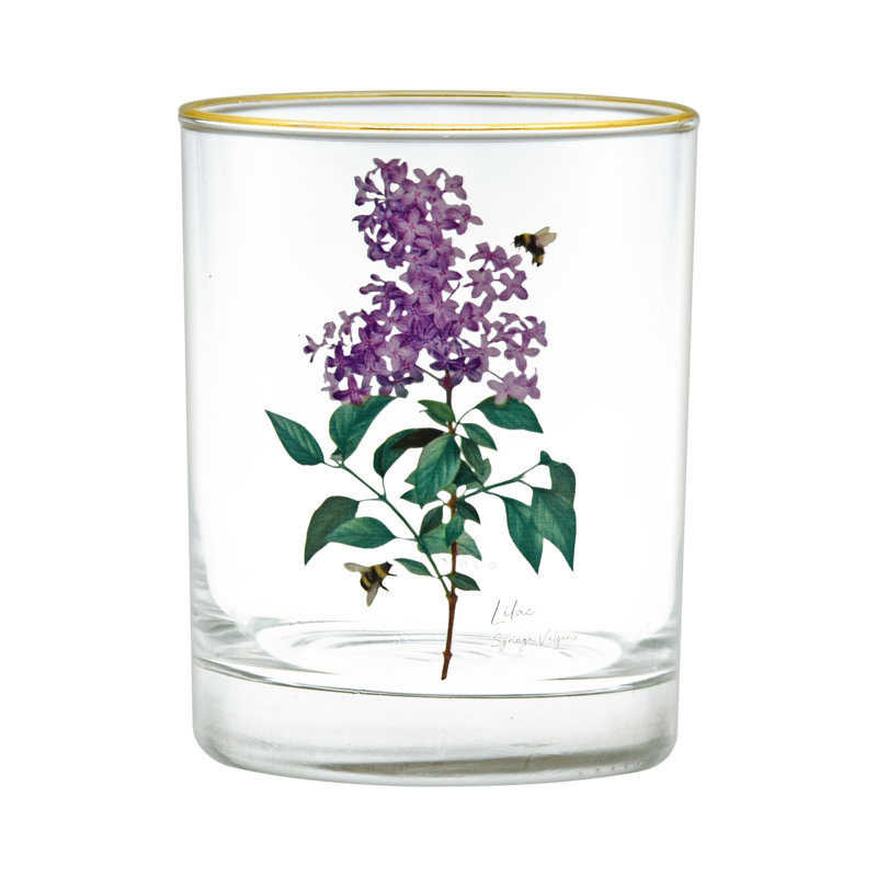  Carafe lilas 22 carats Culver Lilac Bee Verre à whisky