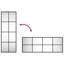 Mikayia Rectangular Metal Wall Mirror-269484440