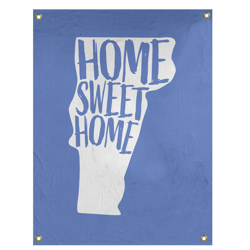 Tapisserie murale vermont doux pour la maison, H 36 po x l 26 po, Bleu