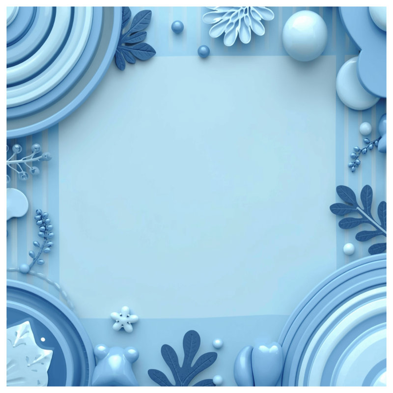 Rideaux de fenêtre bleus à motif floral abstrait, voilages et voilages à motif floral - 1 panneau, 50 po x 80 po - 1 panneau