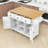 Dyches Kitchen Island with Storage Cabinet and 3 Drawers for Dinning Room-465882867