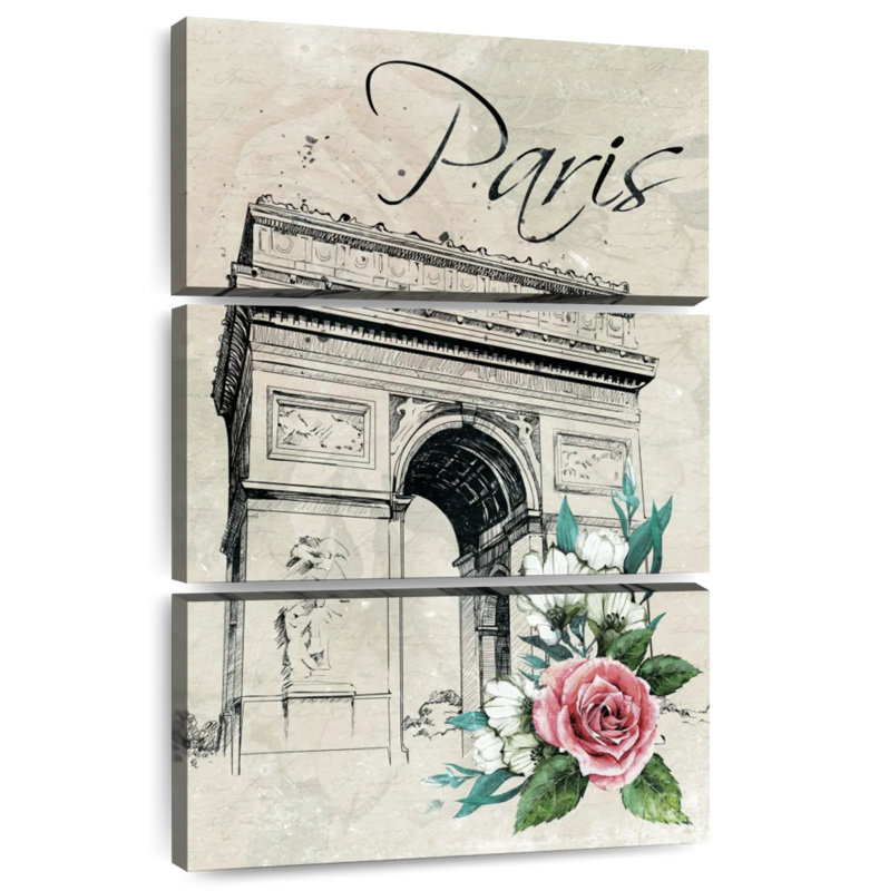 Lilie Champs-Elysees Paris Floral, H 32 po x l 20 po