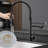 Black Pull Down Kitchen Faucet, Stainless Steel, 360-Degree Rotation, To Scratches Steel Sink Faucet With Pull-Down Spray, Black, Single Lever, Construction