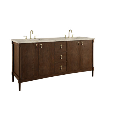 Kinnsden 72" W Double Vanity