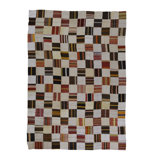 Wool Patchwork Area Rug