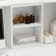 Alyiana L-Shaped Solid + Manufactured Wood Reception Desk with Filing Cabinet