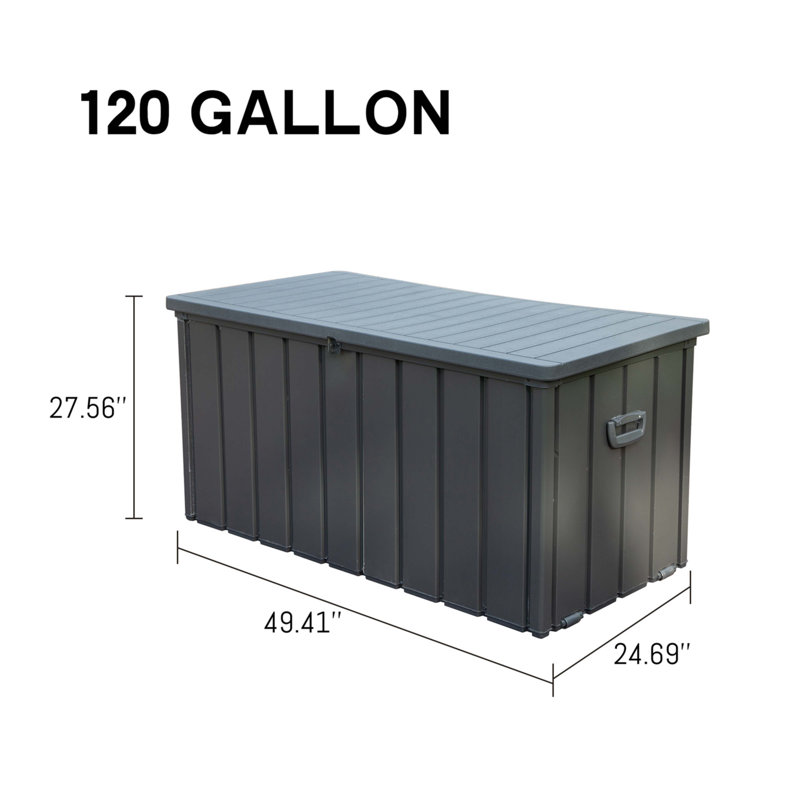 120 Gallon Outdoor Storage Deck Box