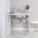 Templeton Ceramic 30" Console Bathroom Sink with Overflow