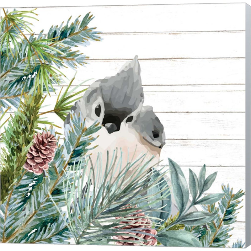 «Winter Birds 4» par Kimberly Allen - reproduction sur toile tendue