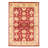 One-of-a-Kind 4'2" X 6'1" New Age Wool Area Rug in