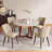 Modern Upholstered Dining Side Chair with Wooden Legs -1048585502-1048585503