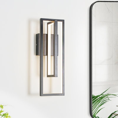 Minot Aluminum LED Flush Mounted Sconce