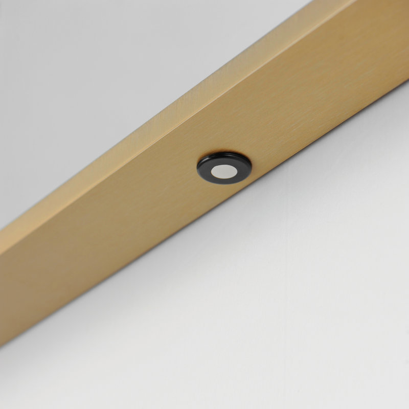 Elisse-LED Mirror, Gold