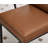 Flaux Leather Upholstered Metal Dining Chairs (Set of 2)-1617810802-1617810805