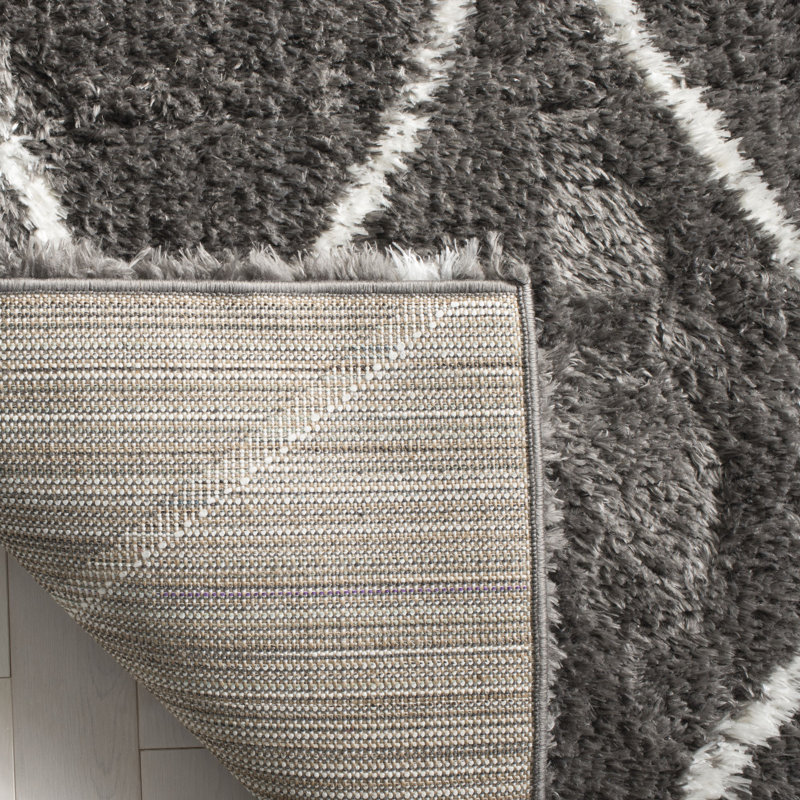 Casperson Shag 900 Performance Geometric Rug, Rectangle 5'3" x 7'6"