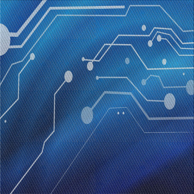 Bleu/gris abstrait Tapis décoratif