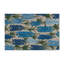Tapis bleu intérieur et extérieur Botanical-960553797